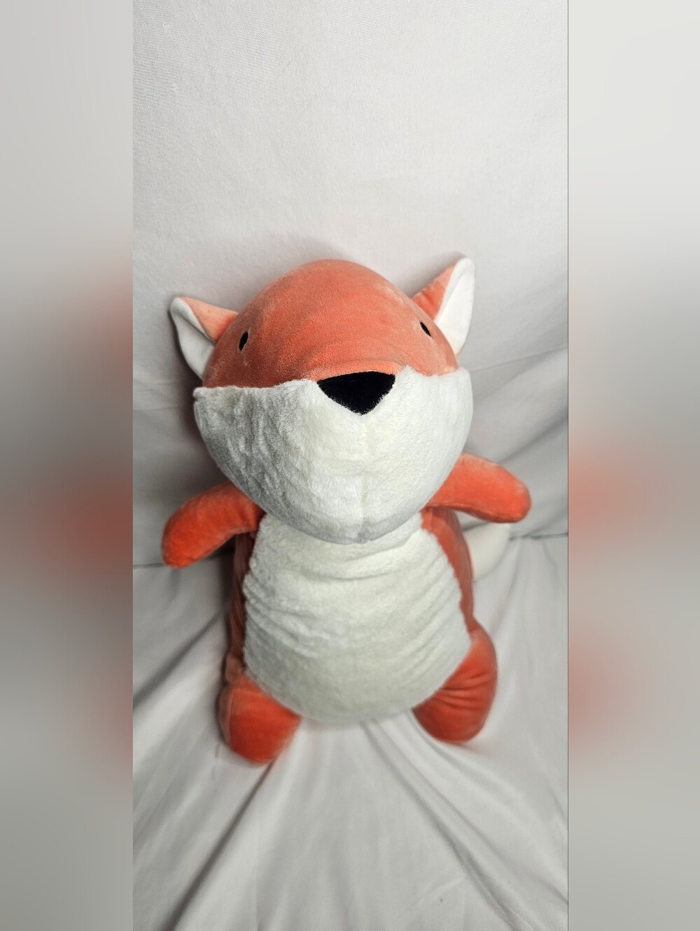 Pillowfort Weighted Fox Plush 24 x 11 Retired Anxiety Pillow - Picture 3 of 8